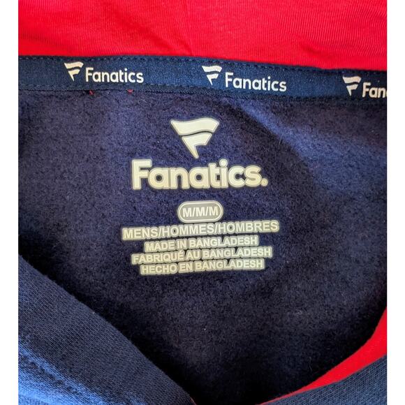 Fanatics Mens Cleveland Guardians Baseball Hoodie Medium Blue Last Whistle NEW - Picture 9 of 10